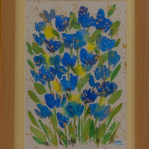 Art Gallery By Mani TULIPS IN THE COUNTRYSIDE (BLUE) 15.25 X 11.5.jpg